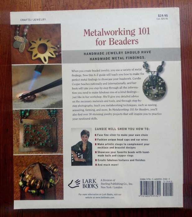 Metalworking 101 for Bearers - Create Customs Findings, Pendants & Projects by Candie Cooper