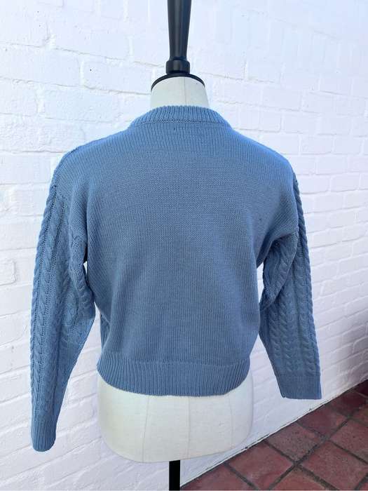 Blue cable jersey (S-M)