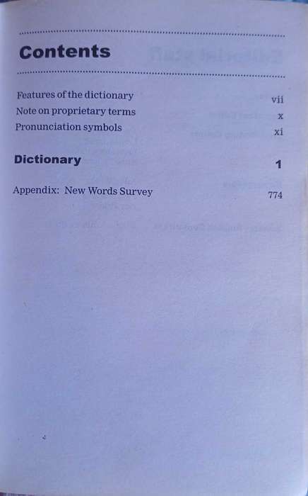 The little Oxford dictionary