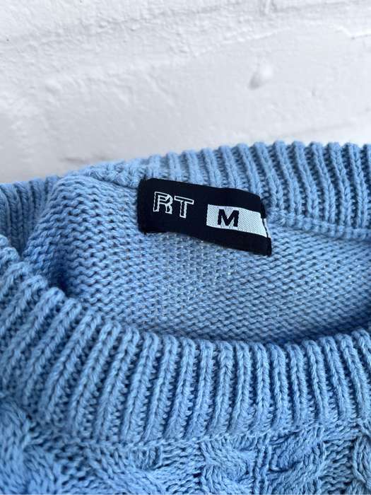 Blue cable jersey (S-M)
