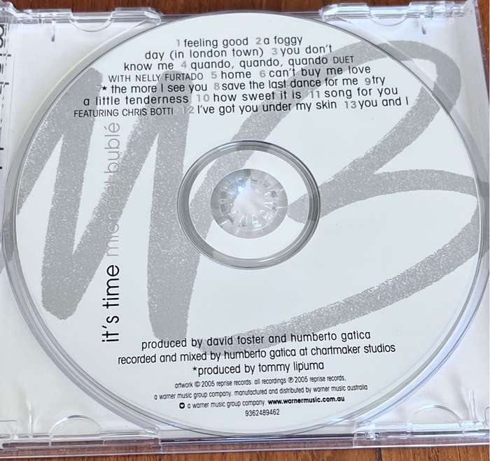 Michael Bublé - Its time (2005, Australia) 9362489462