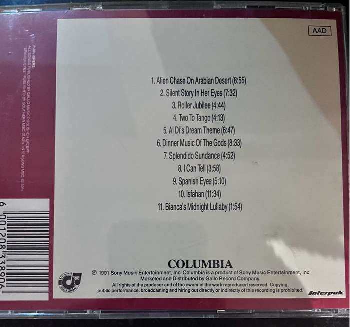 Al Di Meola - Splendido Hotel (CDANIC090)