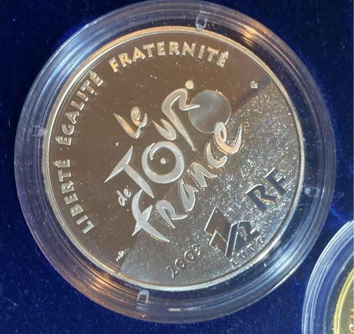 Monnaie de Paris Tour de France Gold and Silver Coin Set