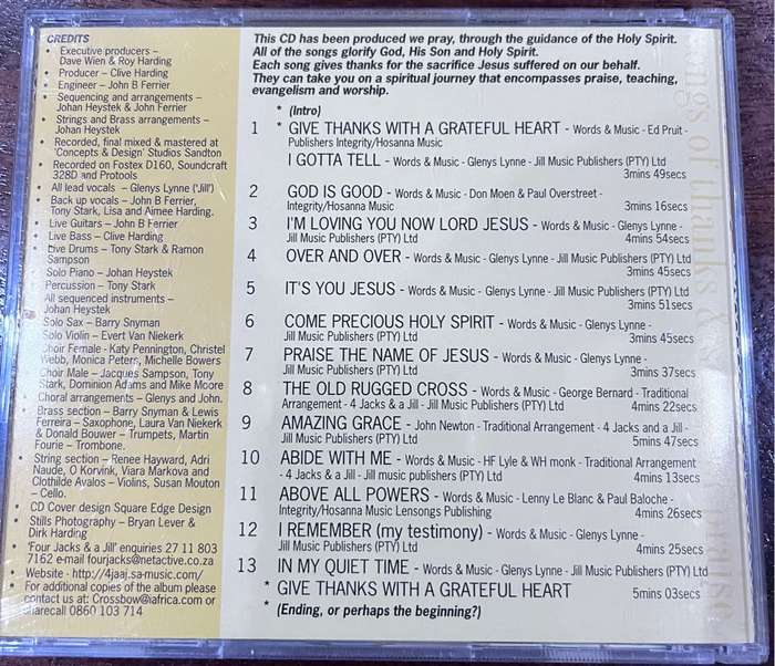 4 Jacks and a Jill - A Time for Thanks (CFJ&J002)