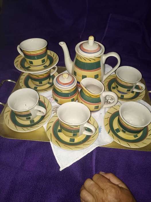 17 piece teaset ceramic