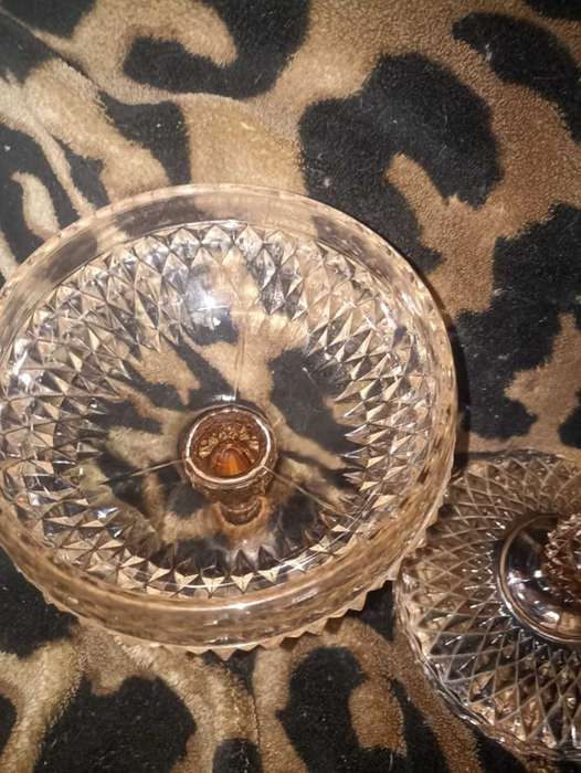 Antique vase 1950 with lid
