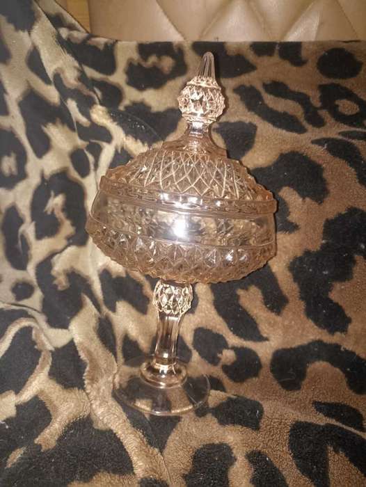 Antique vase 1950 with lid
