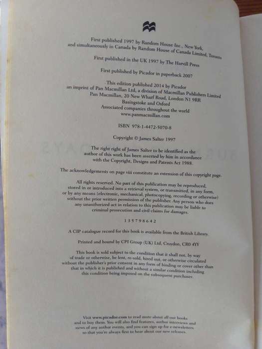 Burning the Days by James Salter