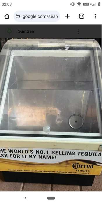 JOSE CUERVO TEQUILA DISPLAY FREEZER.