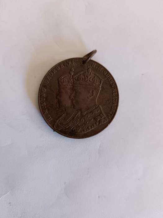 King George VI Queen Elizabeth Medal UK Coronation 1937