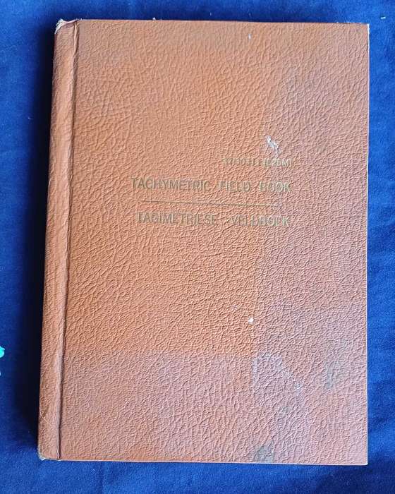 Two Tachymetric field books (S.A.R.)