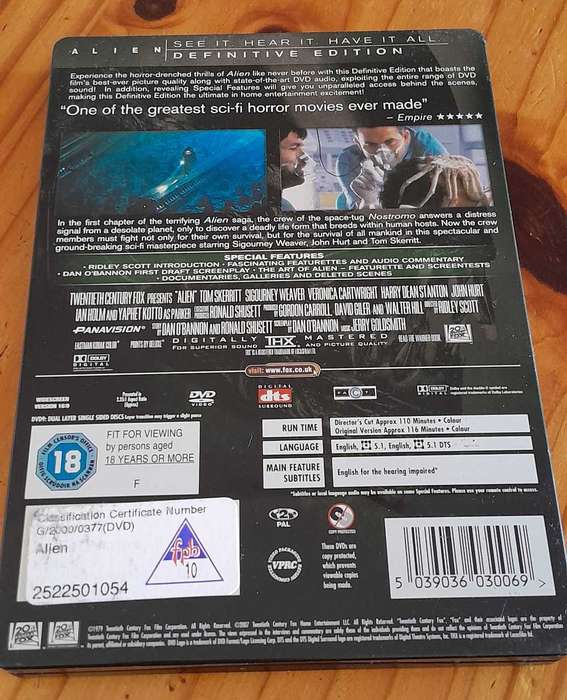 Alien DVD