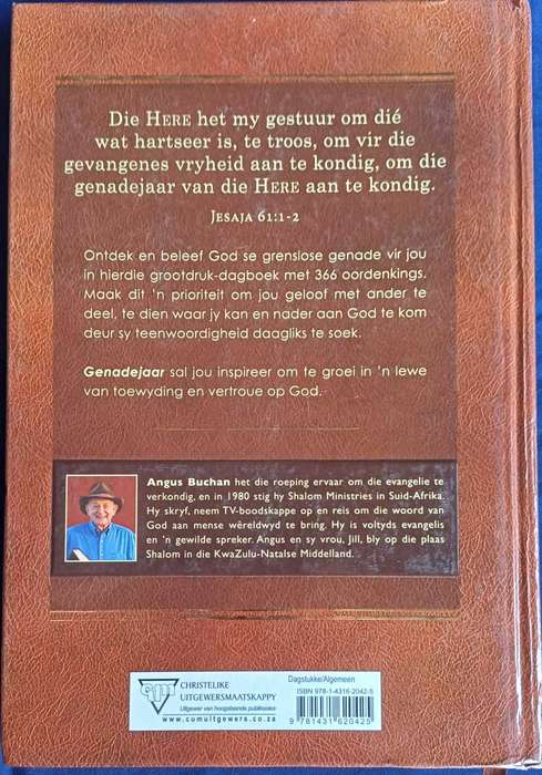 Genade jaar deur Angus Buchan (Grootdruk)