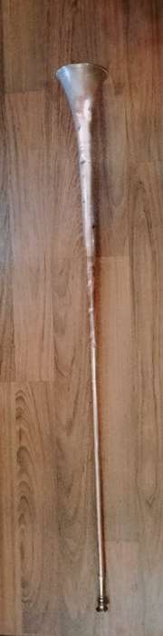Large Antique Victorian Copper Hunting Horn