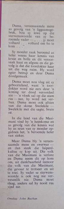 Duma deur Pierre J Fourie