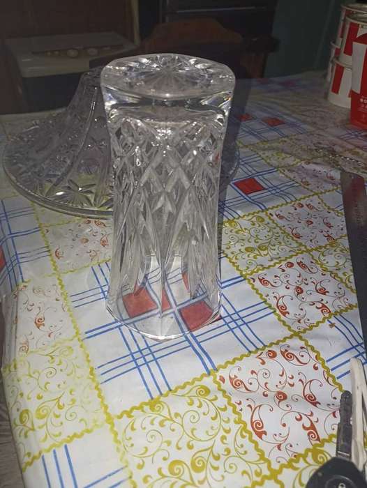 Vintage heavy vintage crystal bowl