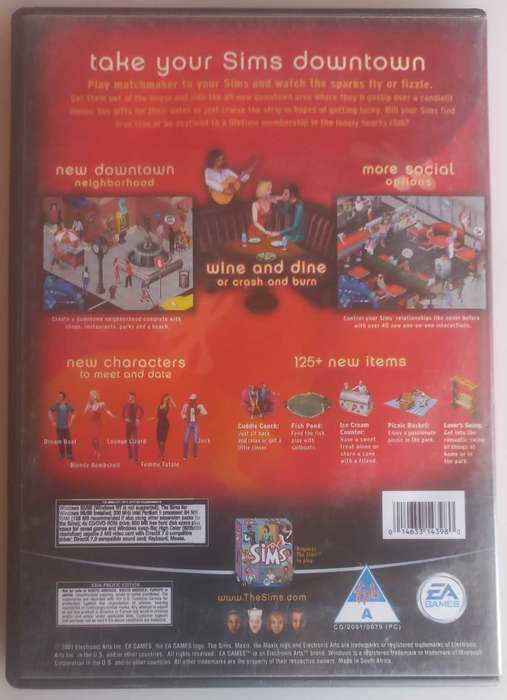 The Sims hot date expansion pack PC