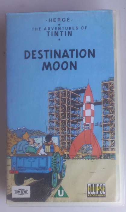 The adventures of Tintin - Destination moon VHS