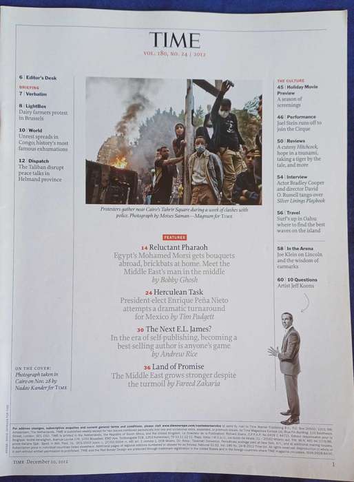 Time magazine December 10, 2012