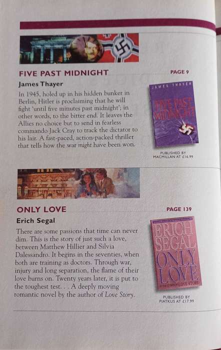 Reader's digest select edition: Five past midnight, Only love, Killing floor