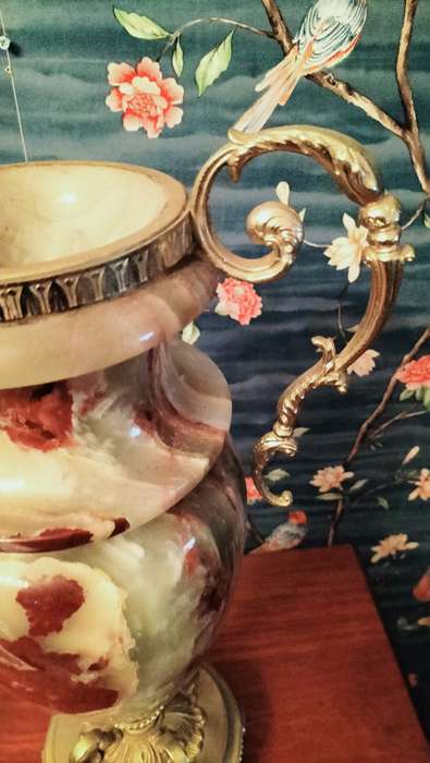 Neoclassical Style Onyx Urn