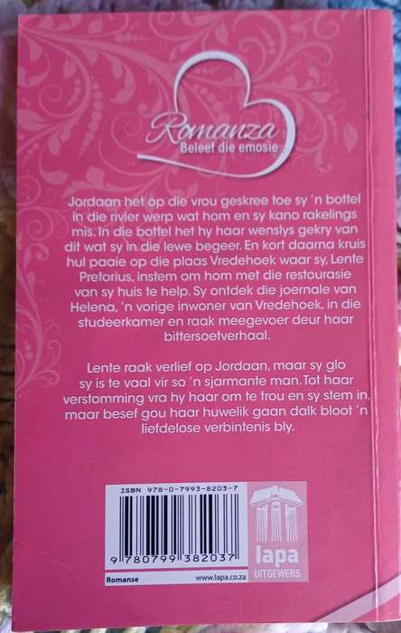 Lente in `n bottel deur Jacolet van den Berg (Romanza)