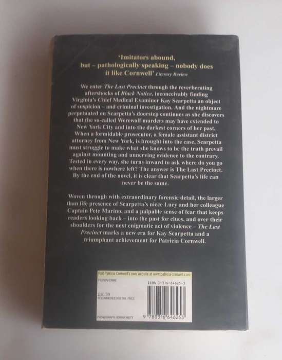 The last precinct by Patricia Cornwell