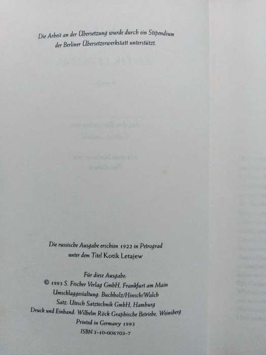 Kotik Letajew - Andrej Bely
