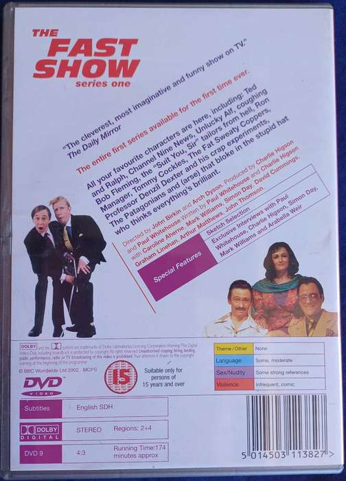 The fast show series one dvd
