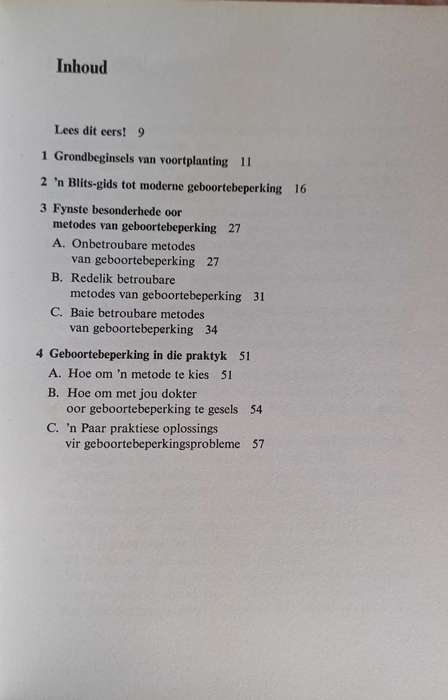 Die ABC van geboorte beperking