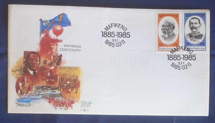 First day envelope - Mafikeng Centenary