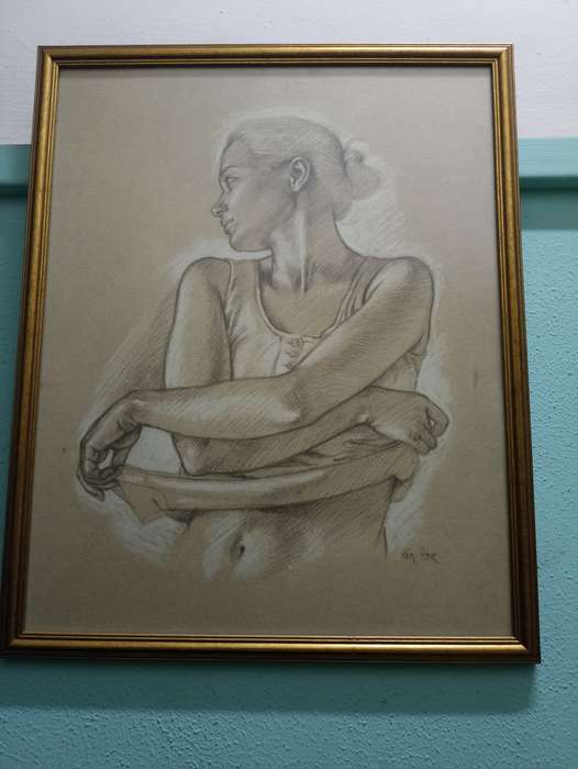 Francine Von Hove pencil sketches