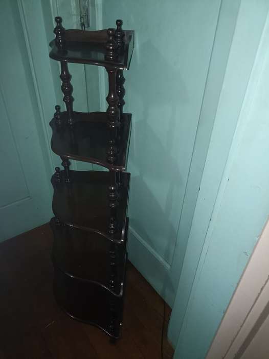 Vintage corner wooden table