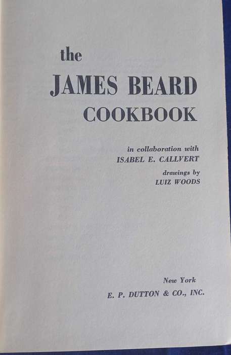 The James Beard cookbook