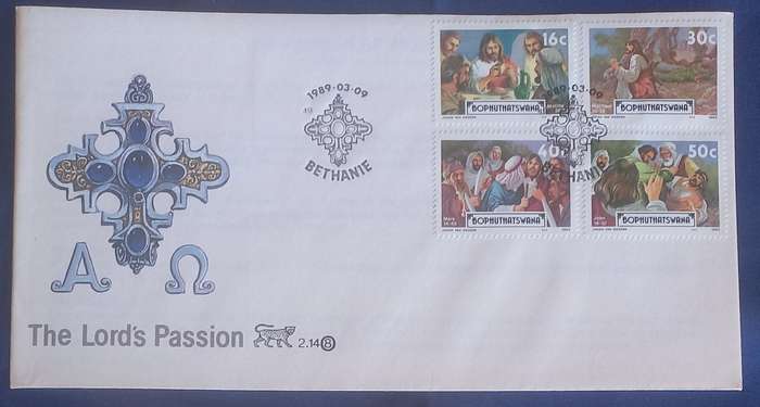 First day envelope - The Lord`s passion