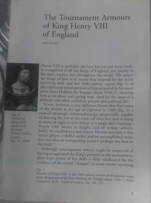 Livrustkammaren, journal of the Royal Armoury 1993