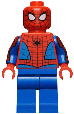 Lego (N) ~ Spider-Man - Printed Blue Arms Plain Legs~