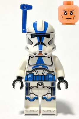 Lego (N) ~ Clone Trooper Officer 501st Legion (Phase 2) - White Arms Blue Range~