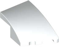 Lego (N) ~ Wedge 3 x 2 Right No Studs ~ [White]