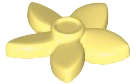 Lego (N) ~ Friends Accessories Hair Decoration Flower with Pointed Petals an ~ [Bright Light Yellow]