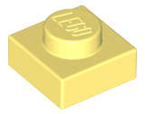 Lego (N) ~ Plate 1 x 1 ~ [Bright Light Yellow]