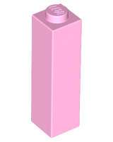 Lego (N) ~ Brick 1 x 1 x 3 ~ [Bright Pink]