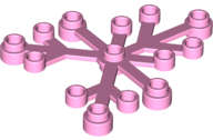 Lego (N) ~ Plant Leaves 6 x 5 ~ [Bright Pink]