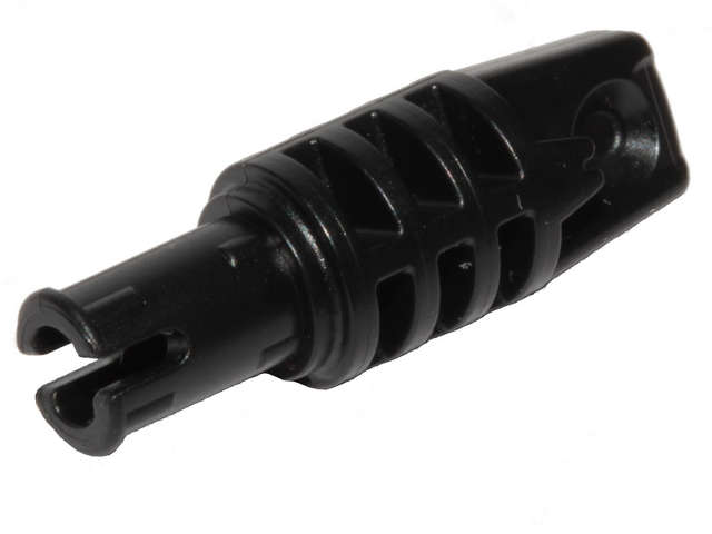 Lego (N) ~ Hinge Cylinder 1 x 3 Locking with 1 Finger and Pin with Squared Hole and Fricti ~ [Black]