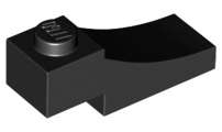 Lego (N) ~ Arch 1 x 3 Inverted ~ [Black]