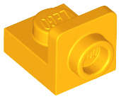 Lego (N) ~ Bracket 1 x 1 - 1 x 1 Inverted ~ [Bright Light Orange]