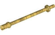 Lego (N) ~ Bar 8L with Stop Rings and Pin (Technic Figure Accessory Ski Pole) - Flat  ~ [Pearl Gold]