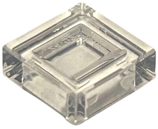 Lego (N) ~ Tile 1 x 1 ~ [Trans-Clear]