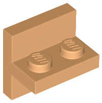 Lego (N) ~ Bracket 2 x 2 - 1 x 2 Centered ~ [Medium Nougat]