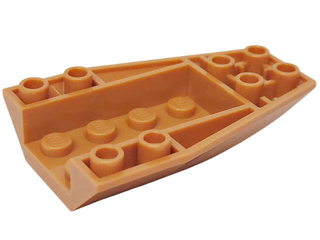 Lego (N) ~ Wedge 6 x 4 Triple Inverted Curved ~ [Medium Nougat]